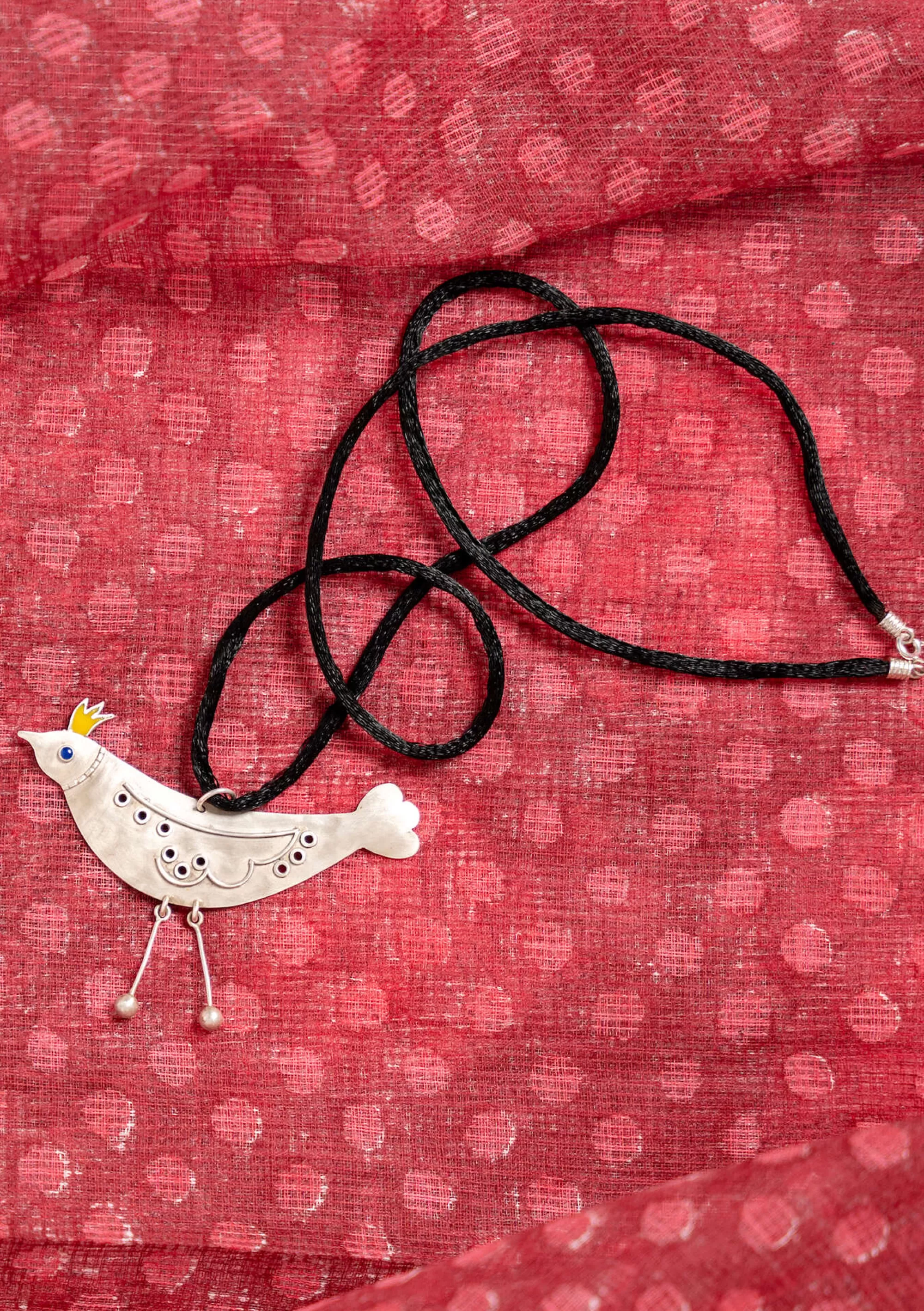 Fashion Gudrun Sjödén Halsband Bird I silver